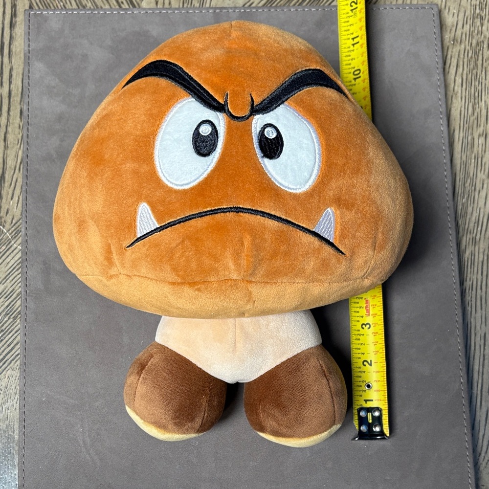 Brown and Tan Goomba Plush Toy